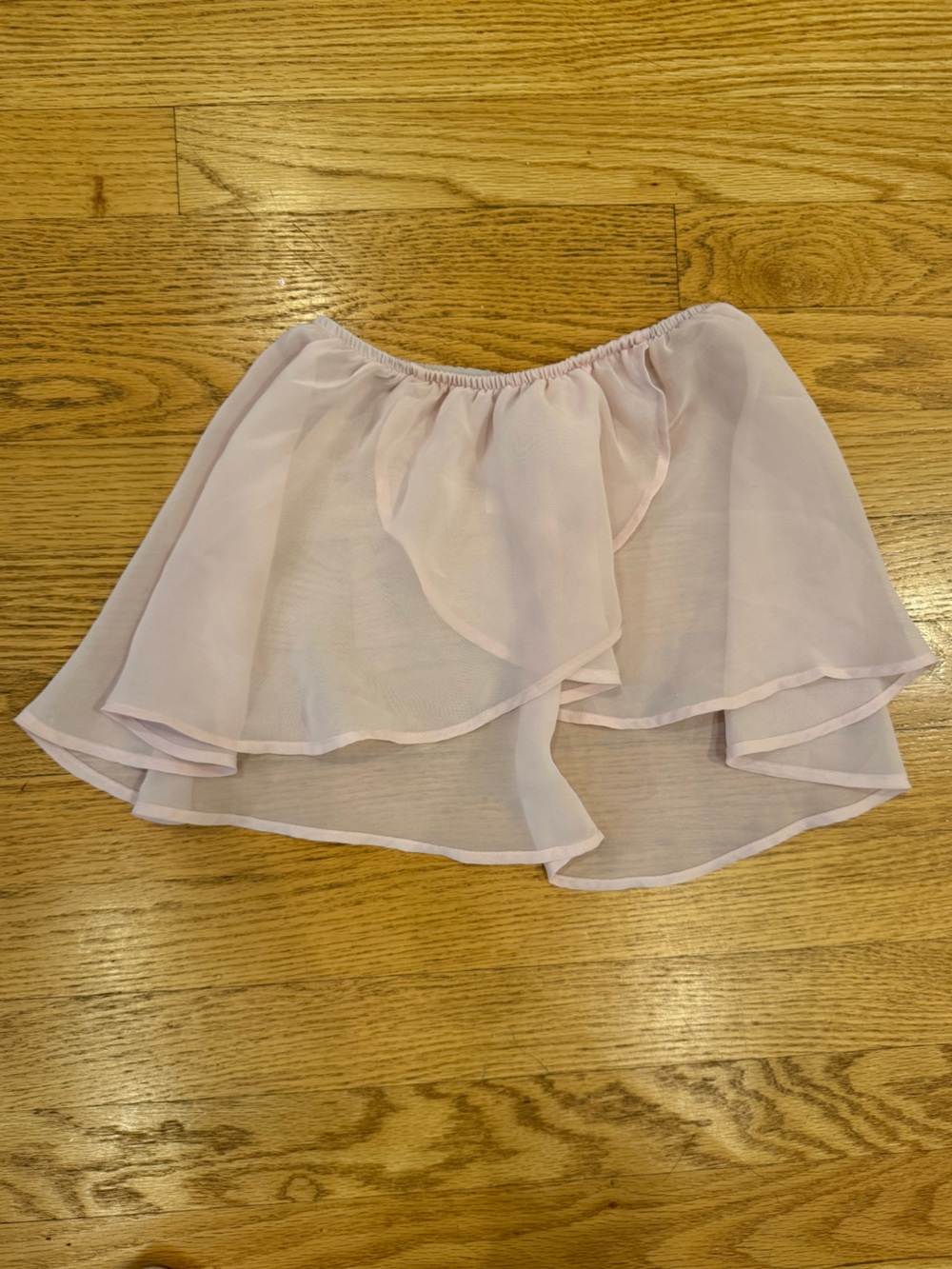 Bloch Kids Ballet Skirt sheer light pink Sz 6x-7